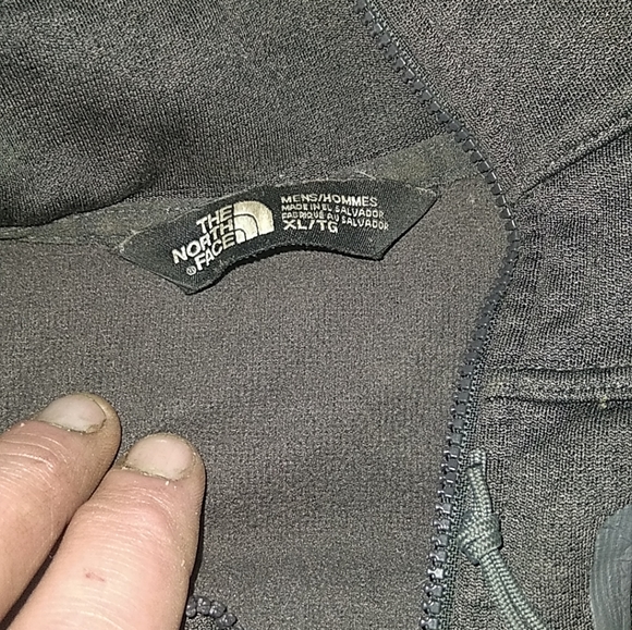 Northface sweater jacket Grey size large - Picture 2 of 3